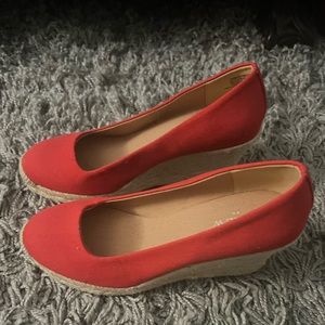 J crew espadrille wedges